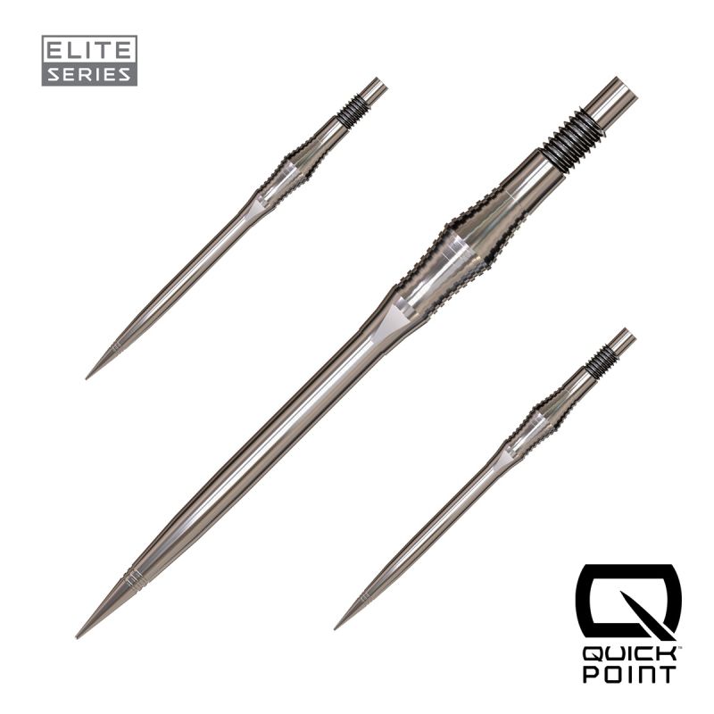 Harrows Quick Points Spire 30/35/40 mm Silber/Schwarz/Gold Wechselspitzen
