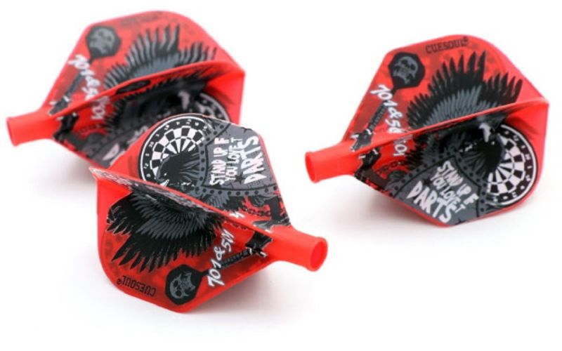 Cuesoul TERO AK4 Dart Flight Adler Rot Standard Flights