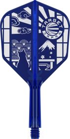 Target Japan Limited Blue K-Flex Shaft/Flight System Shape No6 Shafts