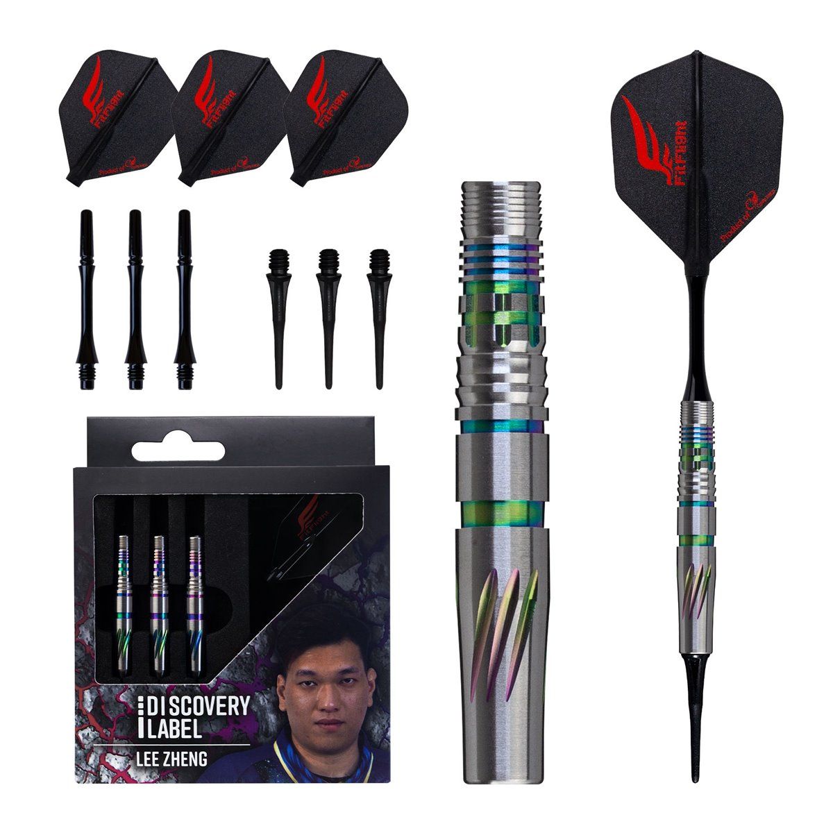 Cosmo Darts Discovery Label Lee Zheng Softdarts 18 Gramm Softdarts