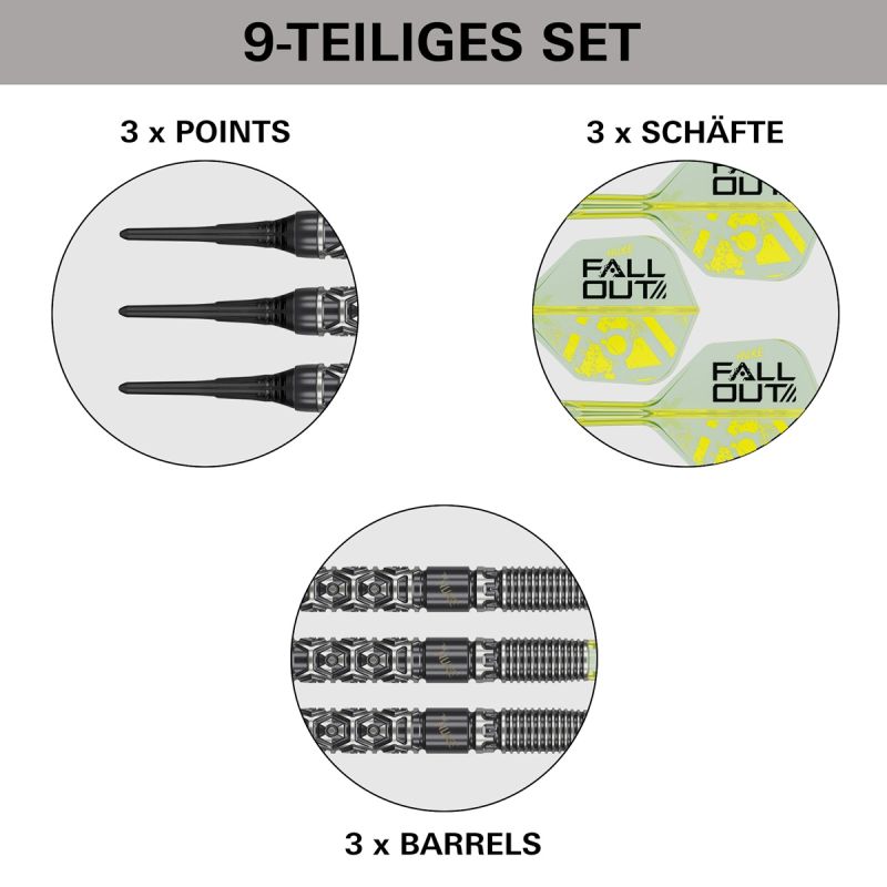 Target Luke Littler Fallout 90% Softdarts 19 Gramm Softdarts