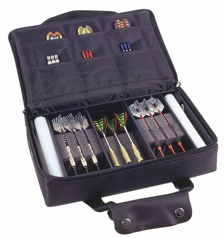 Große Darttasche schwarz Dart Tasche