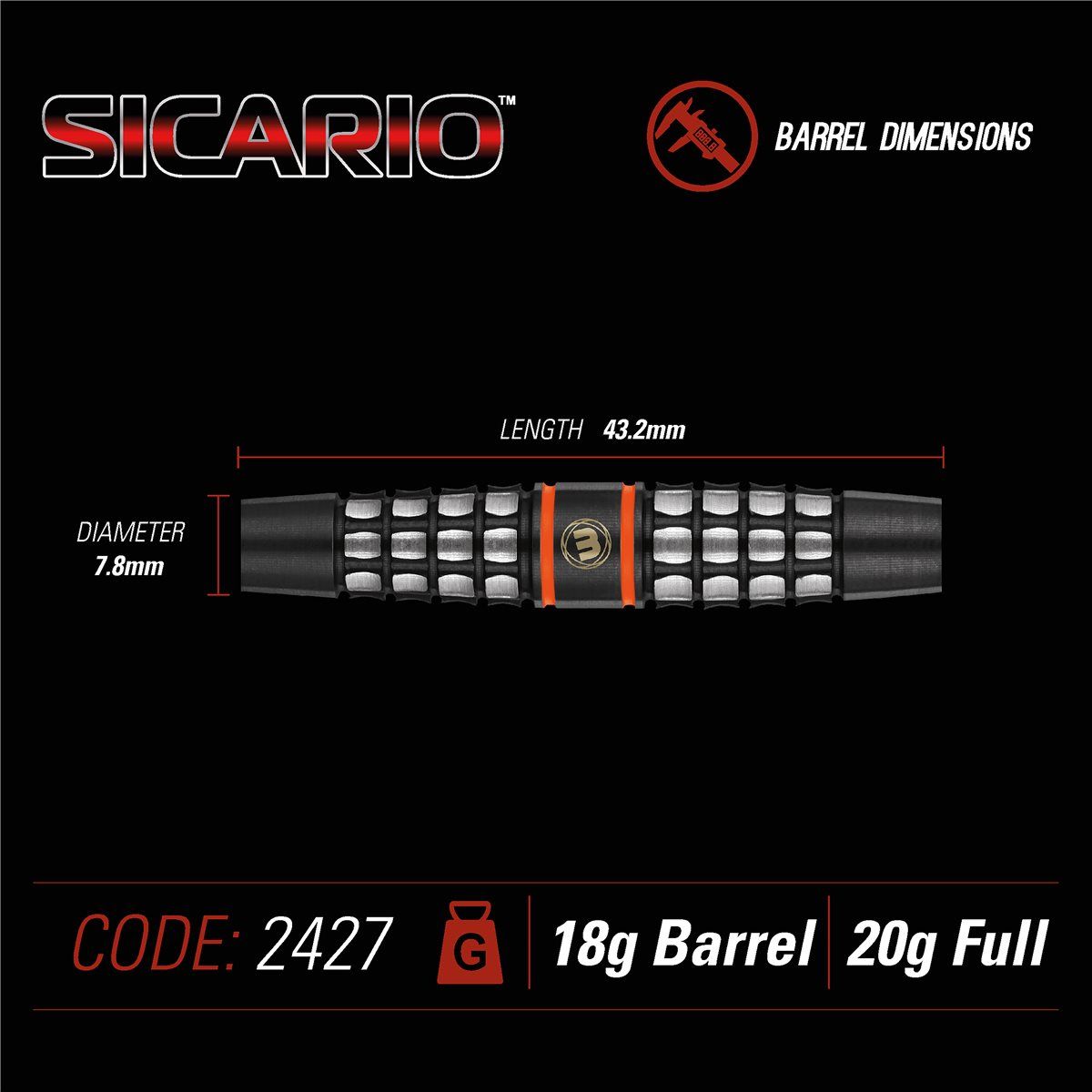 Winmau Sicario Softdarts 20 Gramm Softdarts