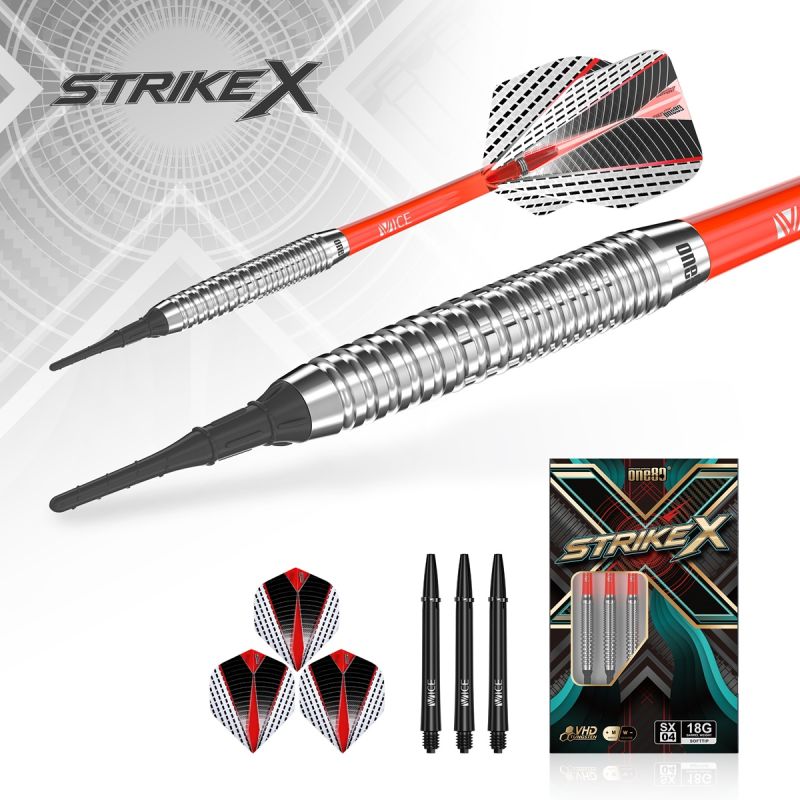 ONE80 Strike X SX04 90% Softdarts 18 Gramm Softdarts