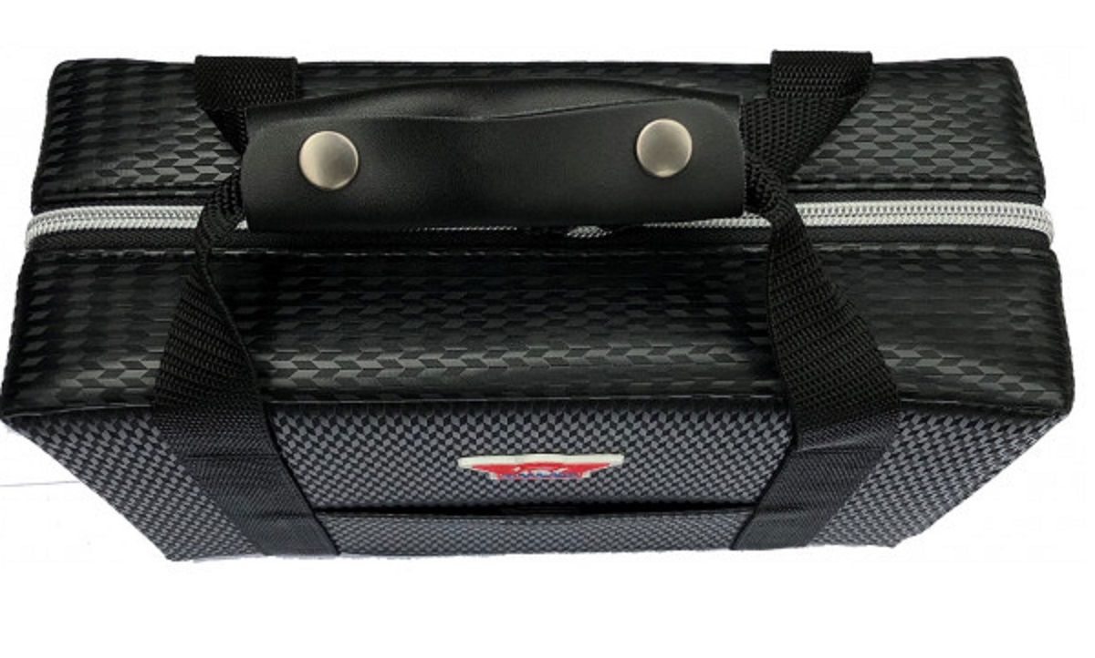 Bull's Ubertas XL Case Carbon Schwarz für bis zu 8 Dartsets Dart Tasche