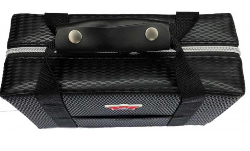 Bull's Ubertas XL Case Carbon Schwarz für bis zu 8 Dartsets Dart Tasche