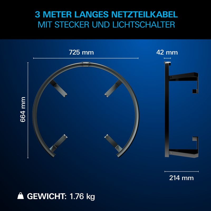Target Corona Vision 2 Lighting System für Dartboards Dartscheiben Boardzubehör