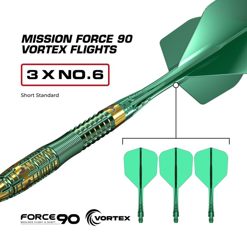 Mission Devon Petersen RP 95% Steeldarts 22/24 Gramm Steeldarts