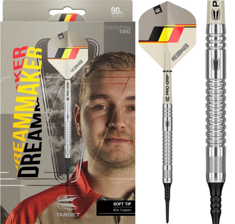 Target Dimitri Van den Bergh G2 90% Softdarts 19/21 Gramm Softdarts