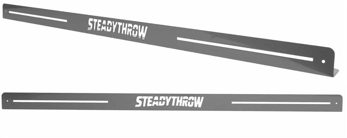 SteadyThrow Lite Oche mit Klettband für Dartteppiche von 60 bis 90 cm Breite Abwurflinie