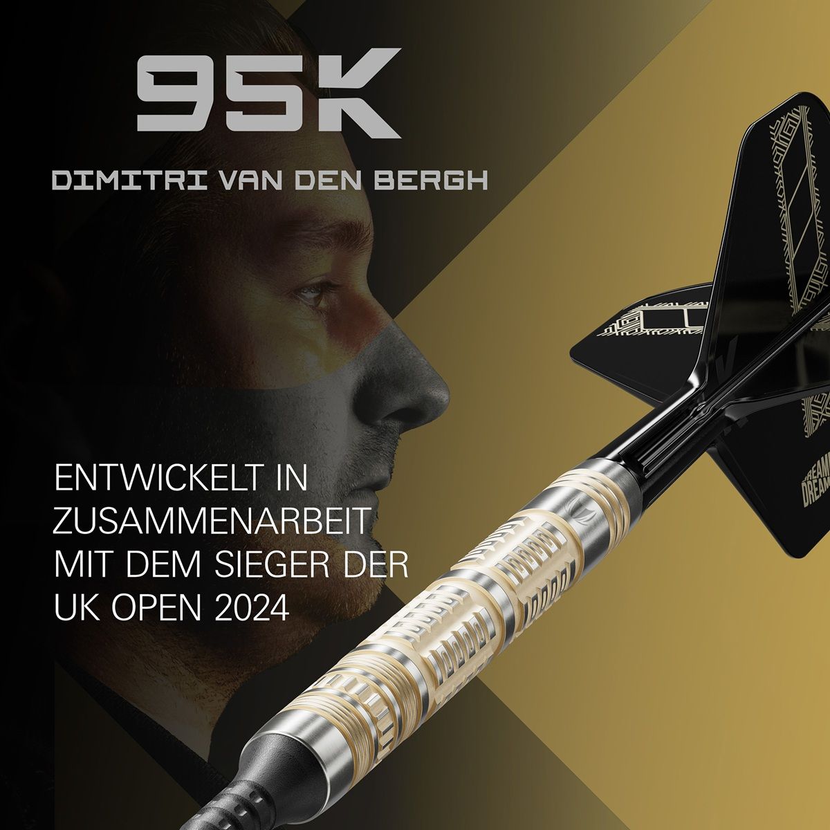 Target Dimitri van den Bergh 95K 95% Softdarts 19 Gramm Softdarts