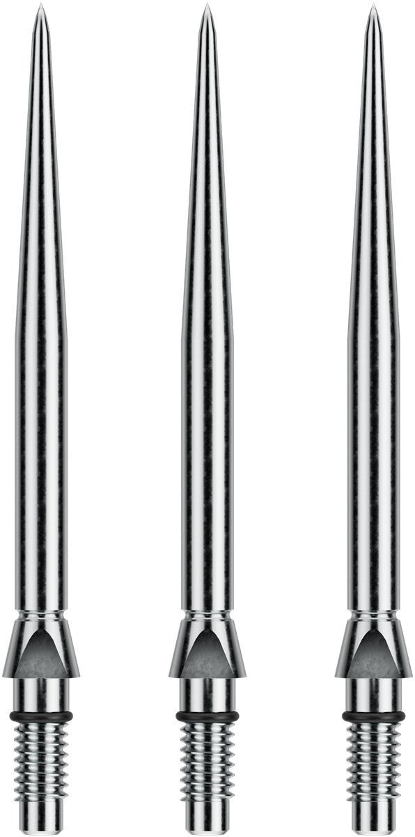 Winmau Switch Points Smooth 26/30/40 mm Silber/Schwarz Wechselspitzen
