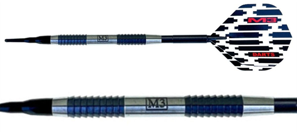 Dart-Set Soft Dart M3 Heavy Metal Black 20 Gramm Softdarts