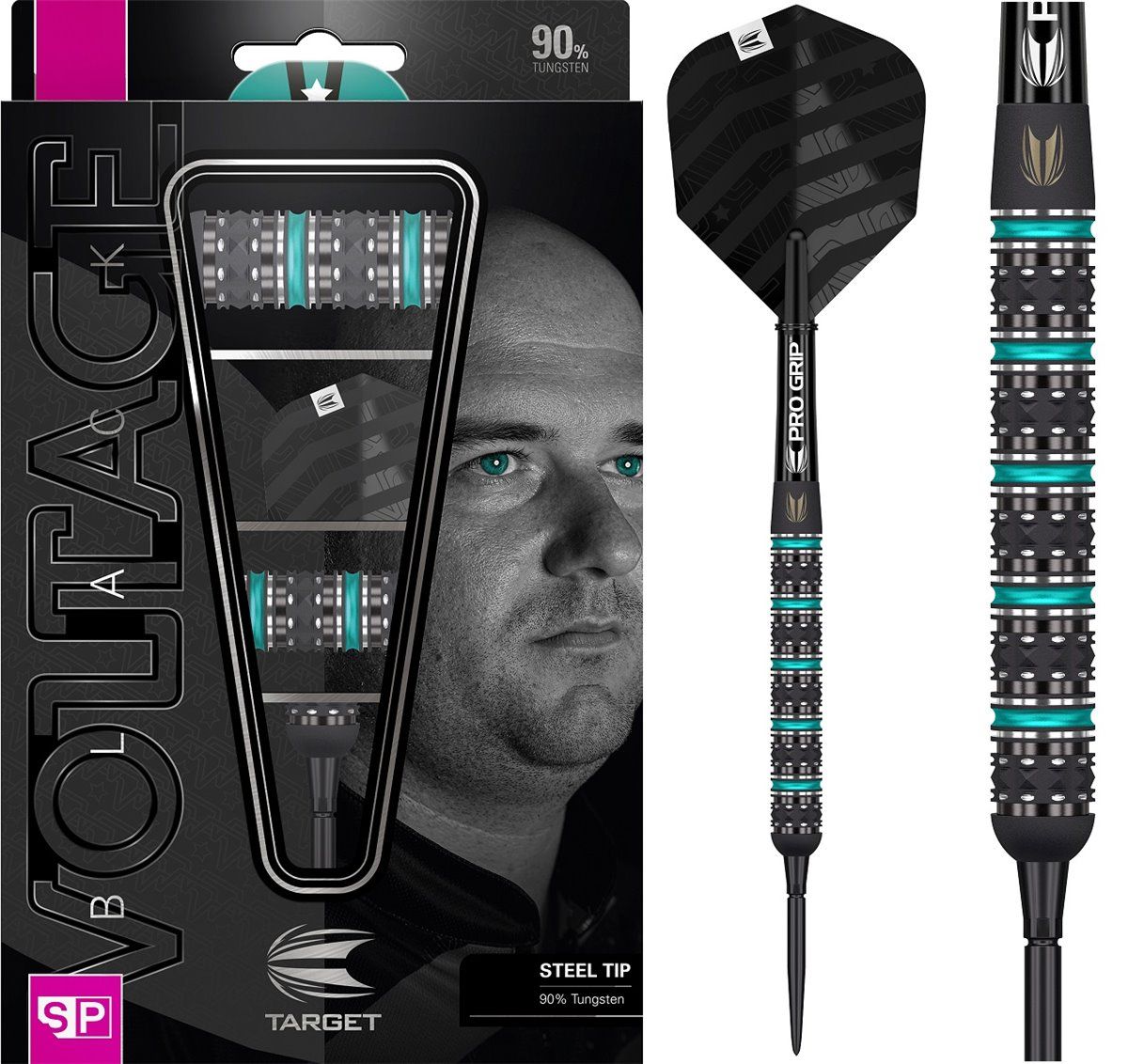 Target Rob Cross Swiss Point Black Steeldarts 2023 22/23/24 Gramm Steeldarts 23 TA190210