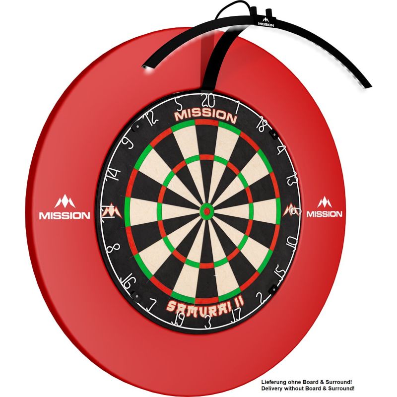 Mission Torus 100 Lighting System LED Licht für Dartboards Dartscheiben Boardzubehör