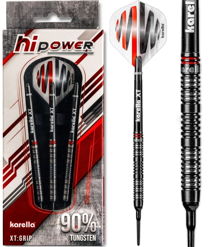 Karella HiPOWER Black 90% Softdart Pfeile 18/20 Gramm Softdarts
