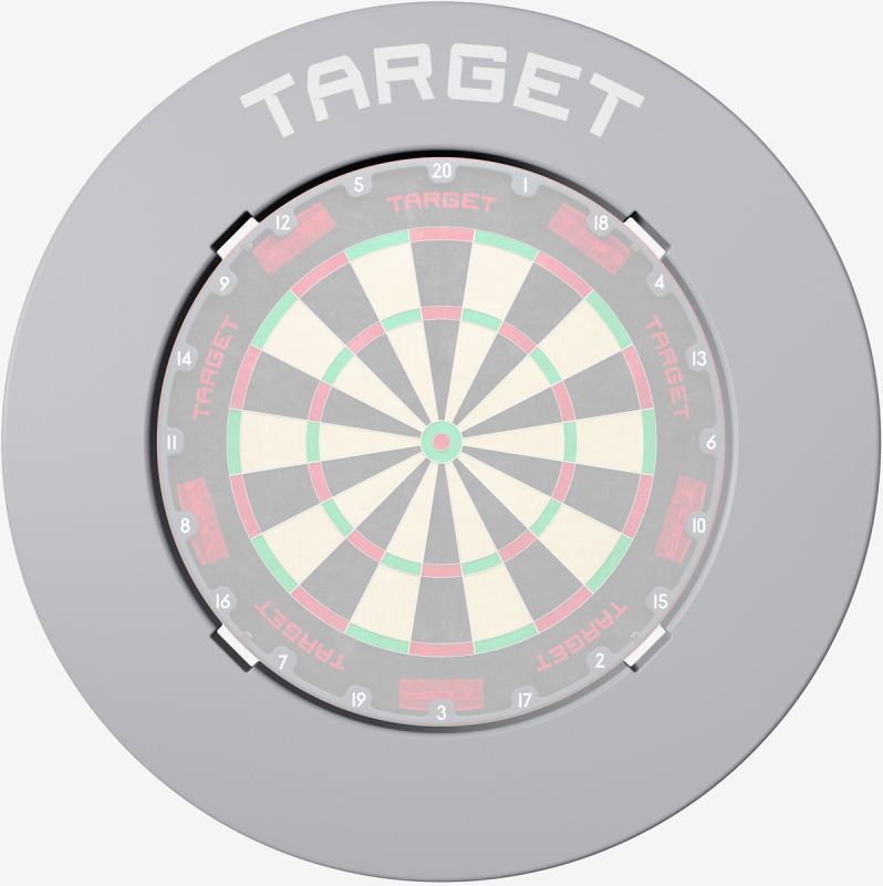 Target Notched Surround Catchring Schwarz/Rot/Grau Auffangring