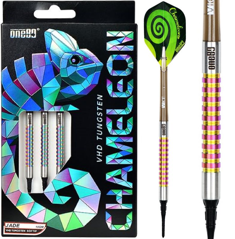 One80 Chameleon Jade Soft Darts 18 Gramm Softdarts