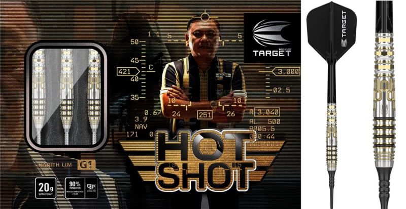 Target Harith Lim Hot Shot Prime Series 90% 2BA Softdarts 18 Gramm Softdarts