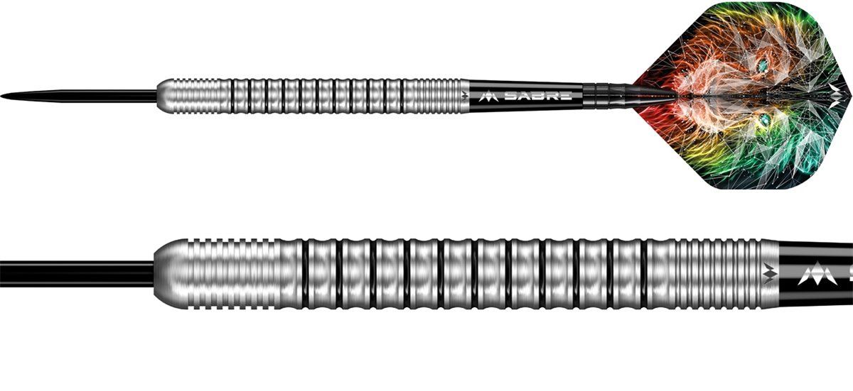 Mission Dominik Grüllich 95% Silver-Black Rings 21,5/23,5/25,5 Gramm Steeldarts