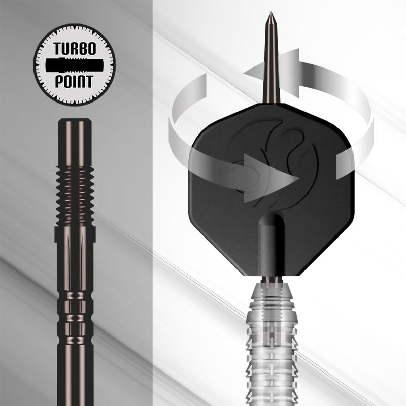 Shot! Turbo Points TP 30/35/40 mm Gold/Schwarz/Silber Wechselspitzen