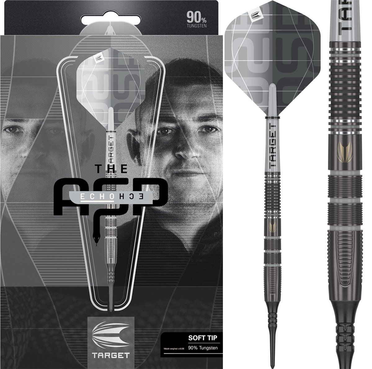 Target Nathan Aspinall Echo 90% Softdarts 18 Gramm Softdarts