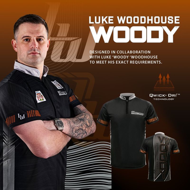 Harrows Luke Woodhouse Dart Shirt S/M/L/XL/XXL/3XL/4XL/5XL Shirts