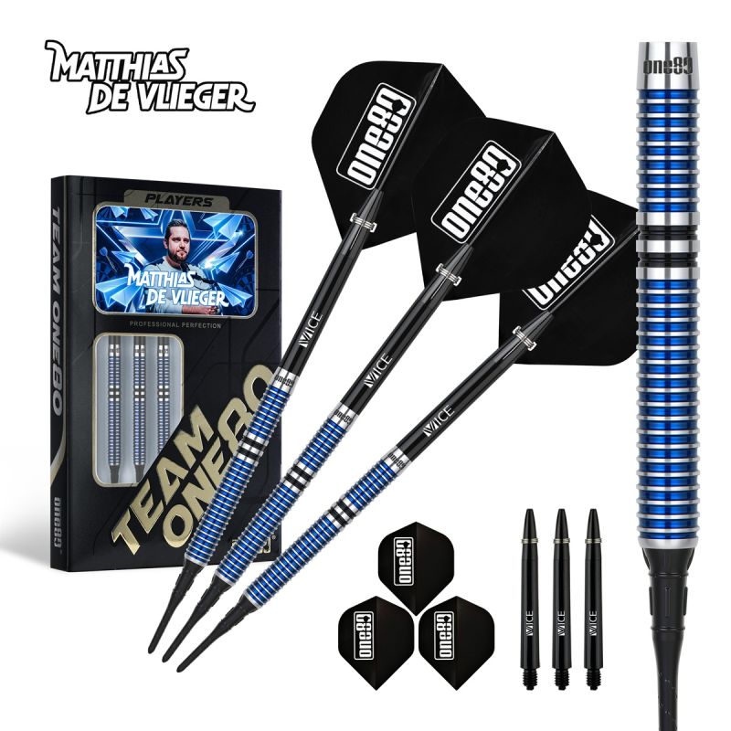 ONE80 Matthias De Vlieger 90% Softdarts 20 Gramm Softdarts