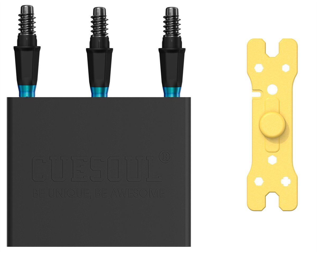 Cuesoul OTO Wechsel Spitzen Conversion Points Snake Scales Multi Color No.5 Schraubspitzen Tips