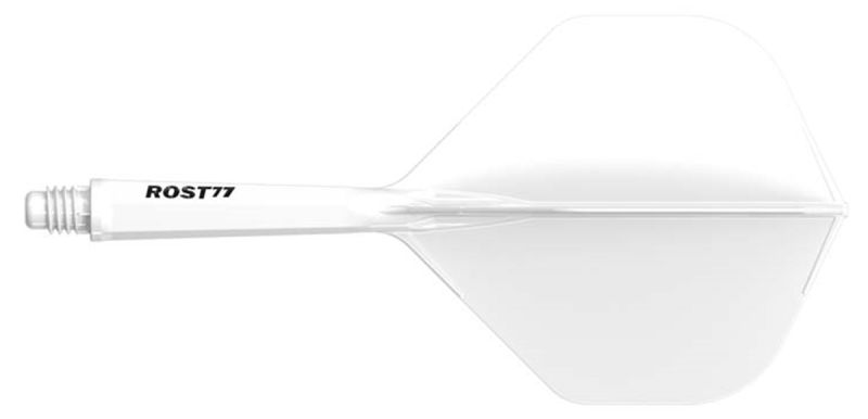 Cuesoul Dart Flight/Shaft ROST 77 Weiß Big Standard Flights