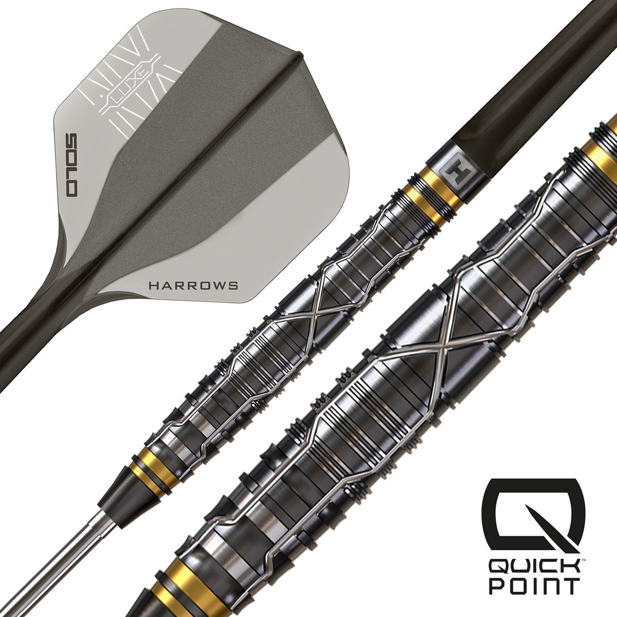 Harrows NX Luxe Quick Point 90% Steeldarts 22/23/24 Gramm Steeldarts
