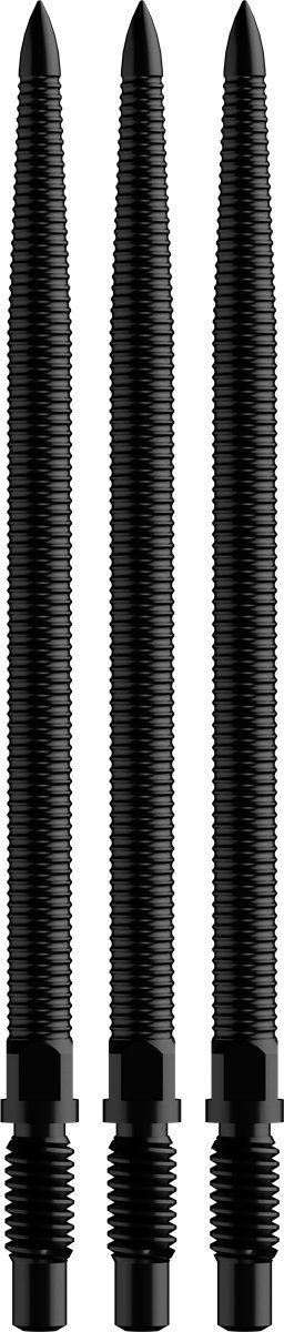 Bull´s CP Points Micro Grip Black Steel Point Schwarz 32/36/40 mm Wechselspitzen