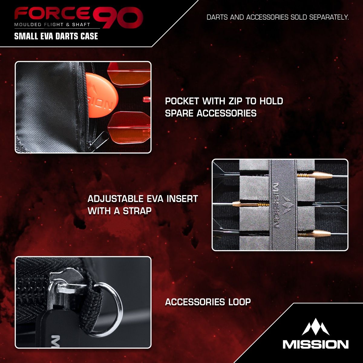 Mission Force 90 EVA Case Dart Tasche Dart Tasche