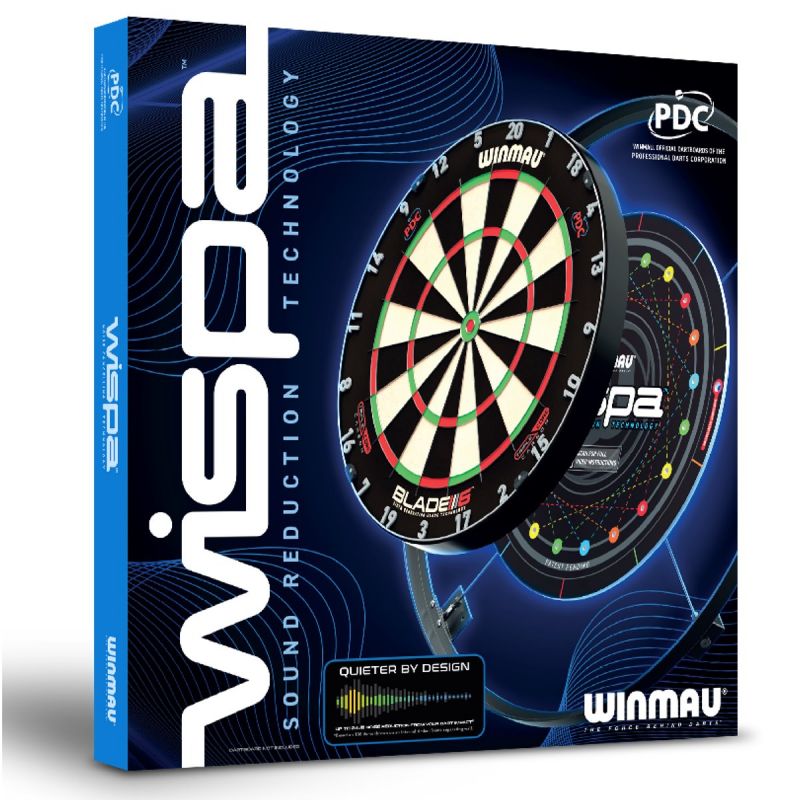 Winmau Wispa Schallschutz für Steeldartboards Steel Dartscheibe Schallschutz