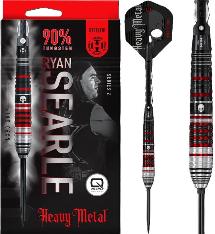 Harrows Ryan Searle G2 Quick Point 90% Steeldarts 22/23/24/26/30/32 Gramm Steeldarts