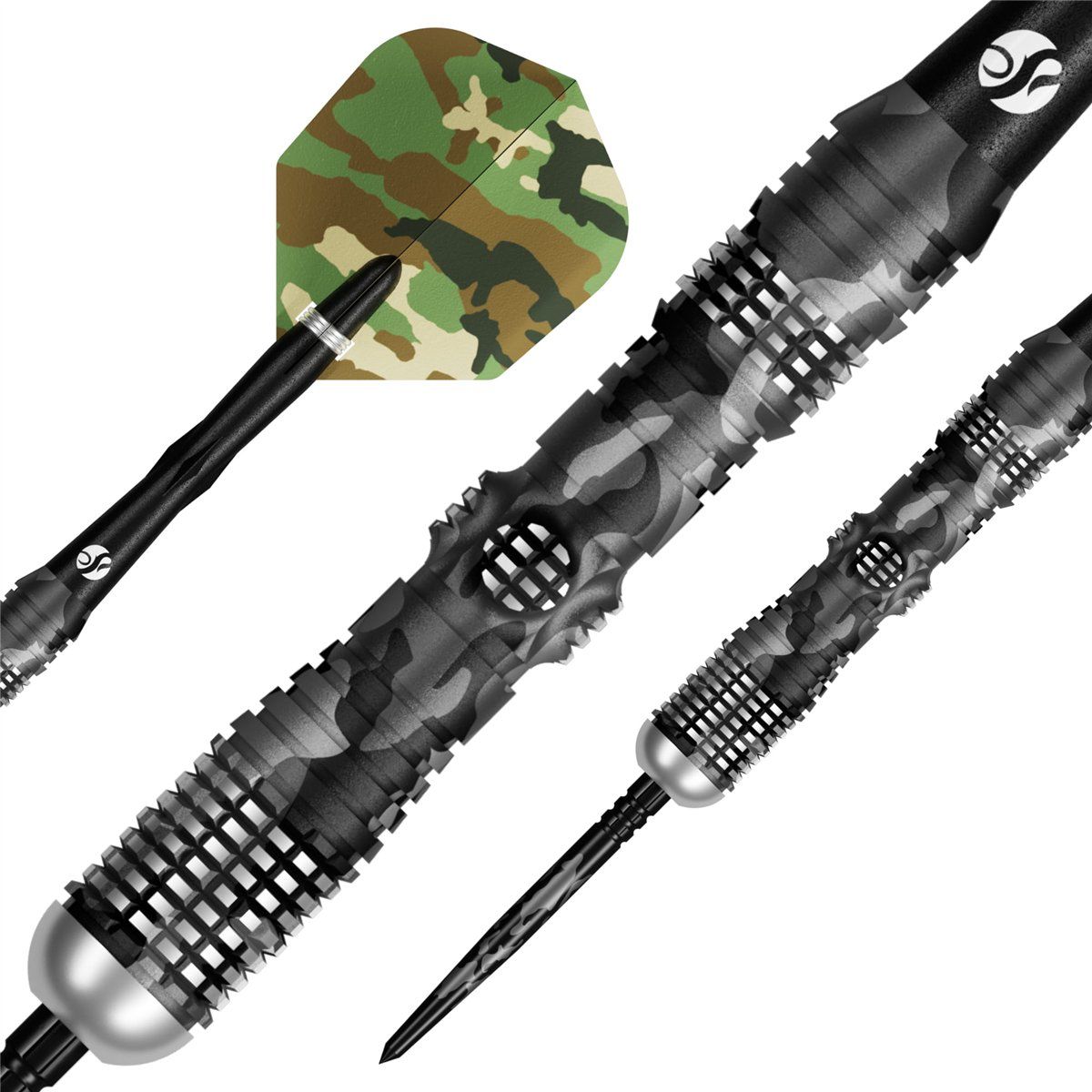 Shot! Camo Longshot TP 95% Steeldart 23/24/25 Gramm Steeldarts