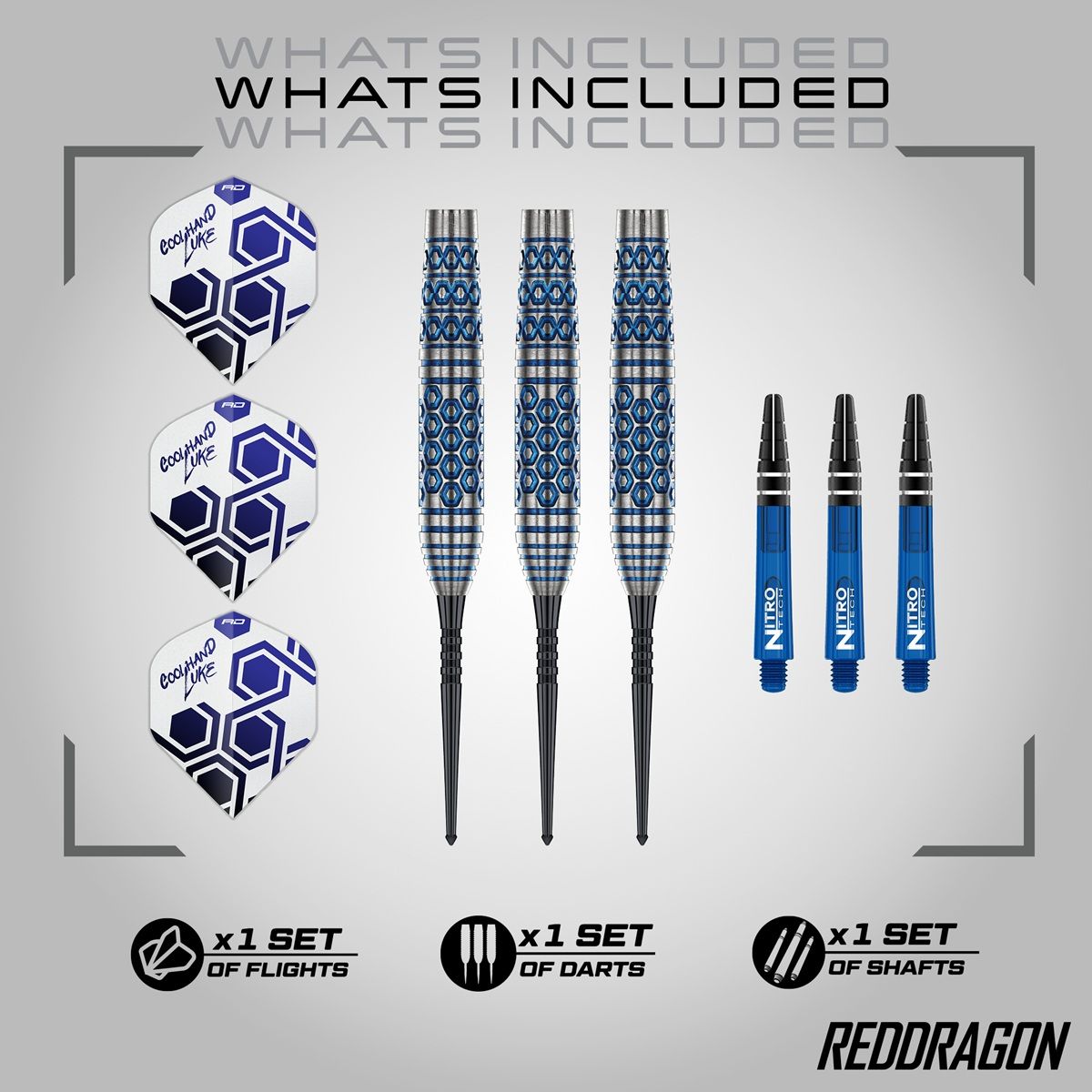 Reddragon Luke Humphries TX5 90% Steeldarts 23/25 Gramm Steeldarts
