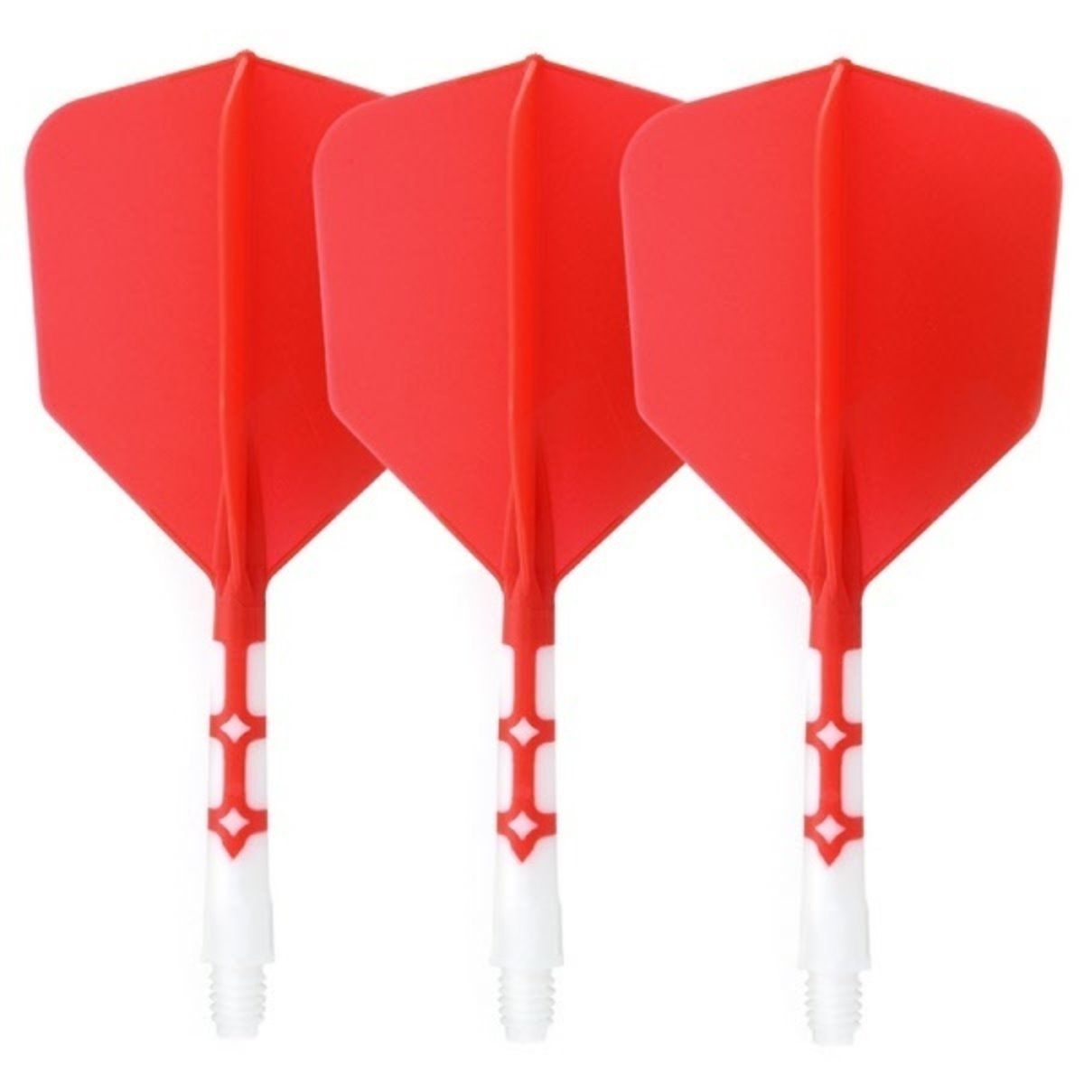 Cuesoul Dart Flight/Shaft ROST T19 Shaft Weiß Big Wing Flights
