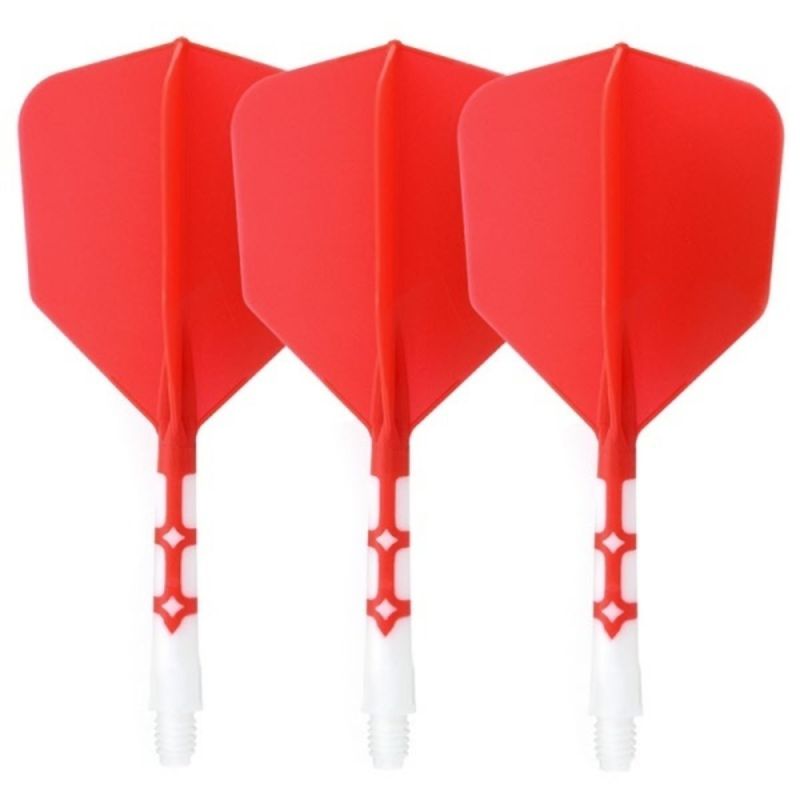 Cuesoul Dart Flight/Shaft ROST T19 Shaft Weiß Big Wing Flights