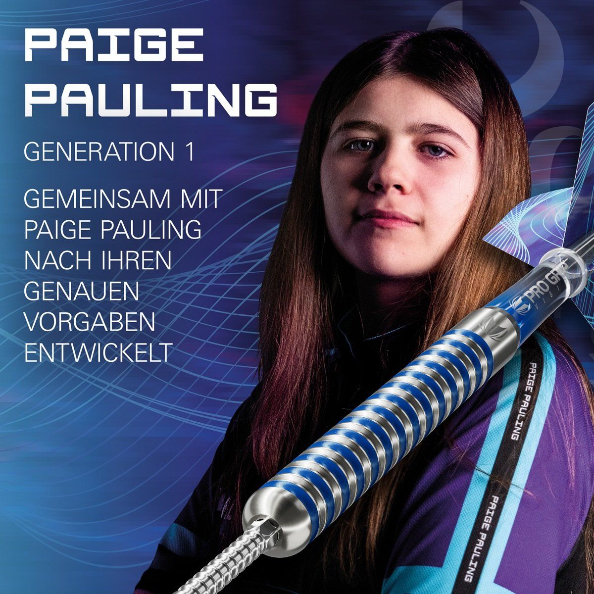 Target Paige Pauling SP 90% Steeldarts 22 Gramm Steeldarts