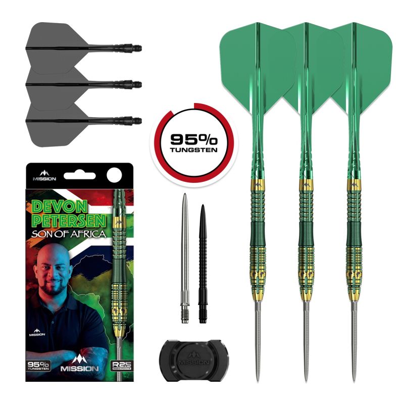 Mission Devon Petersen RP 95% Steeldarts 22/24 Gramm Steeldarts