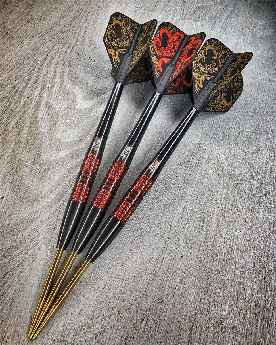 P9 Darts Black Titanium PCT Range 2 Steeldarts 21/23 Gramm Steeldarts