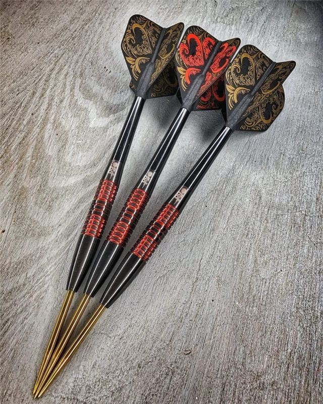 P9 Darts Black Titanium PCT Range 2 Steeldarts 21/23 Gramm Steeldarts