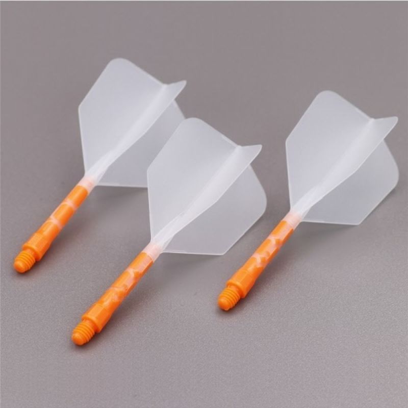 Cuesoul Dart Flight/Shaft ROST T19 Flight Transparent Big Wing Flights