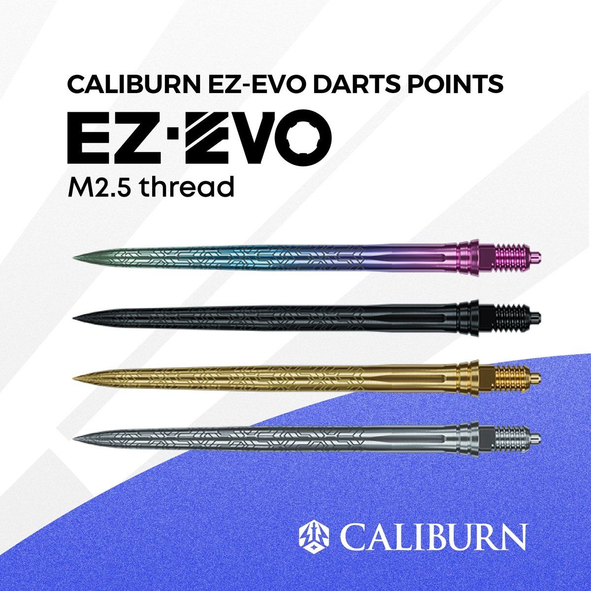 Caliburn EZ EVO Points Laser Armour Schwarz 28/32/36/40/45/50 mm Wechselspitzen