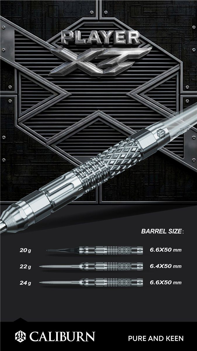 Caliburn Player XT 90% Softdarts 20 Gramm Softdarts