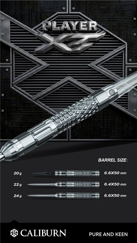 Caliburn Player XT 90% Softdarts 20 Gramm Softdarts