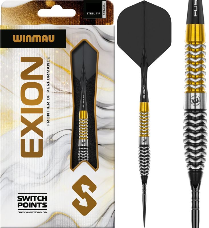 Winmau Exion Torpedo Switch Point 90% Steeldarts 22/23/24 Gramm Steeldarts