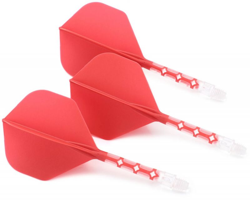 Cuesoul Dart Flight/Shaft ROST T19 Flight Rot/Transparent Standard Flights
