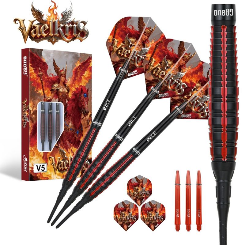 ONE80 Vaelkris V05 90% Softdarts 18/20 Gramm Softdarts